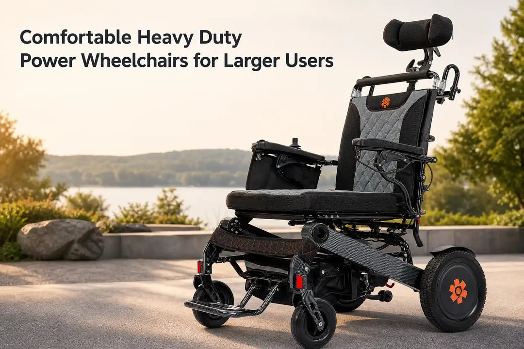 Comfortable Heavy Duty Power Wheelchairs for Larger Users