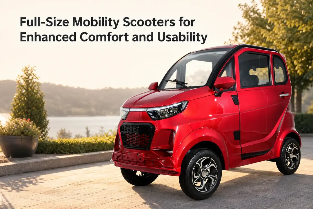 Full-Size Mobility Scooters for Enhanced Comfort and Usability