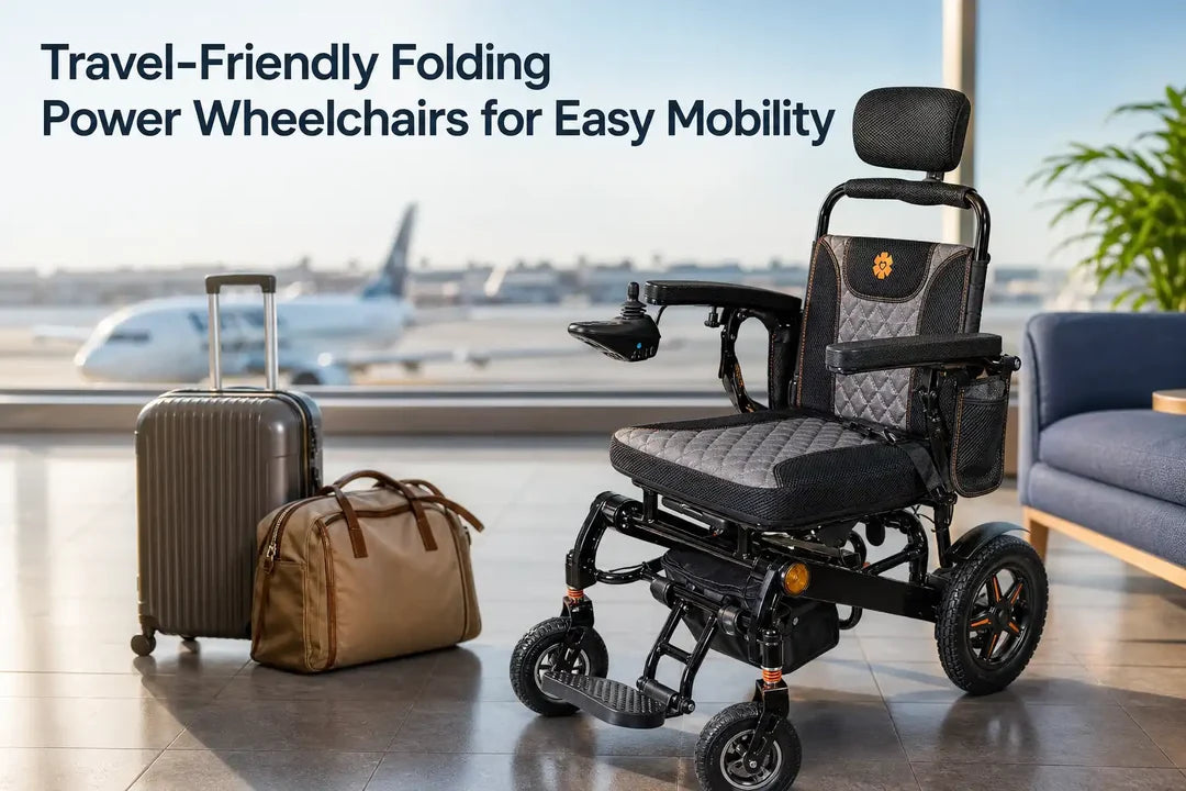 Travel-Friendly Folding Power Wheelchairs for Easy Mobility