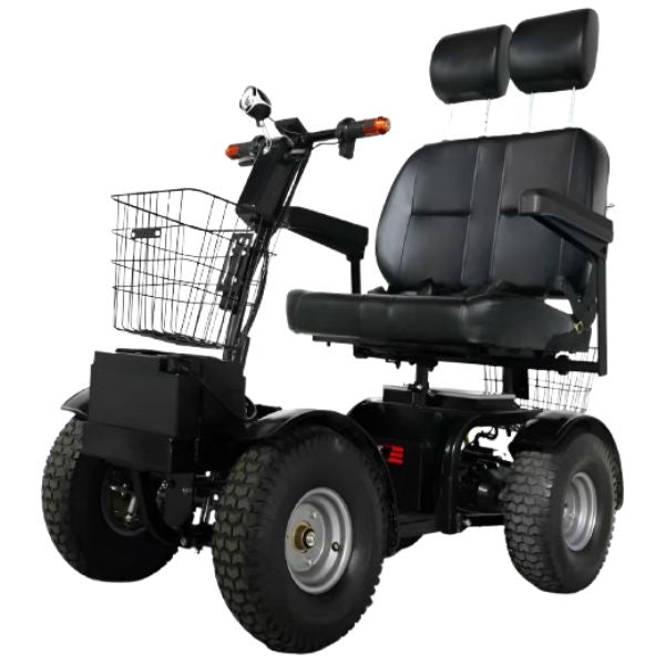 Green Transporter Cheeta Ninja dual seat all-terrain mobility scooter