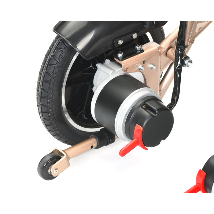Bangeran Pegasus Upgraded Pediatric Power Wheelchair with Headrest - 265 lb Capacity