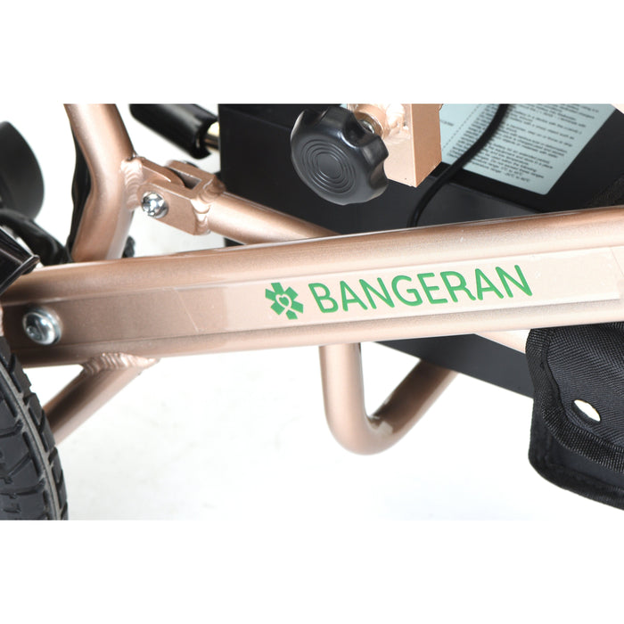 Bangeran Pegasus Upgraded Pediatric Power Wheelchair with Headrest - 265 lb Capacity