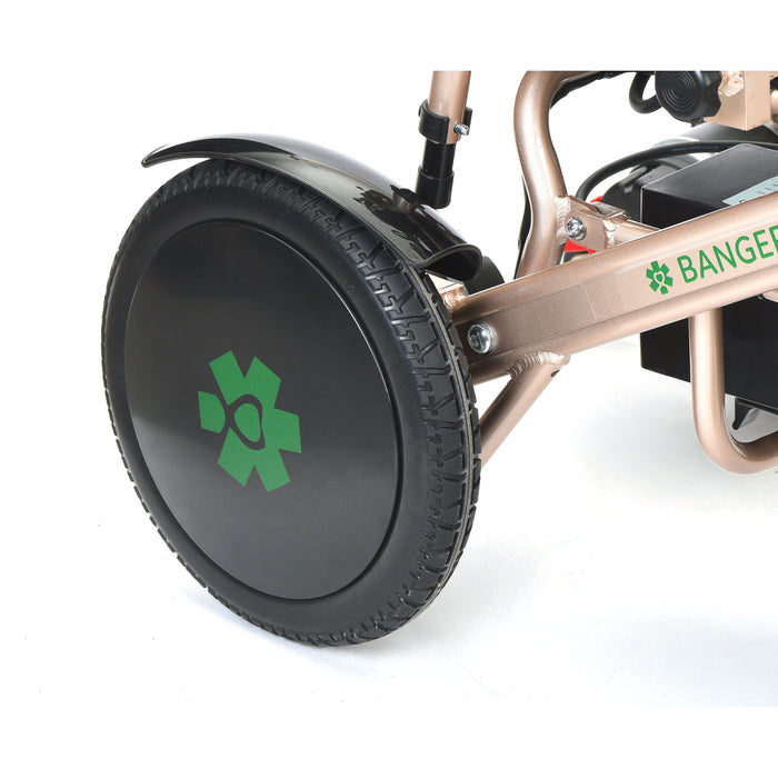 Bangeran Pegasus Upgraded Pediatric Power Wheelchair with Headrest - 265 lb Capacity