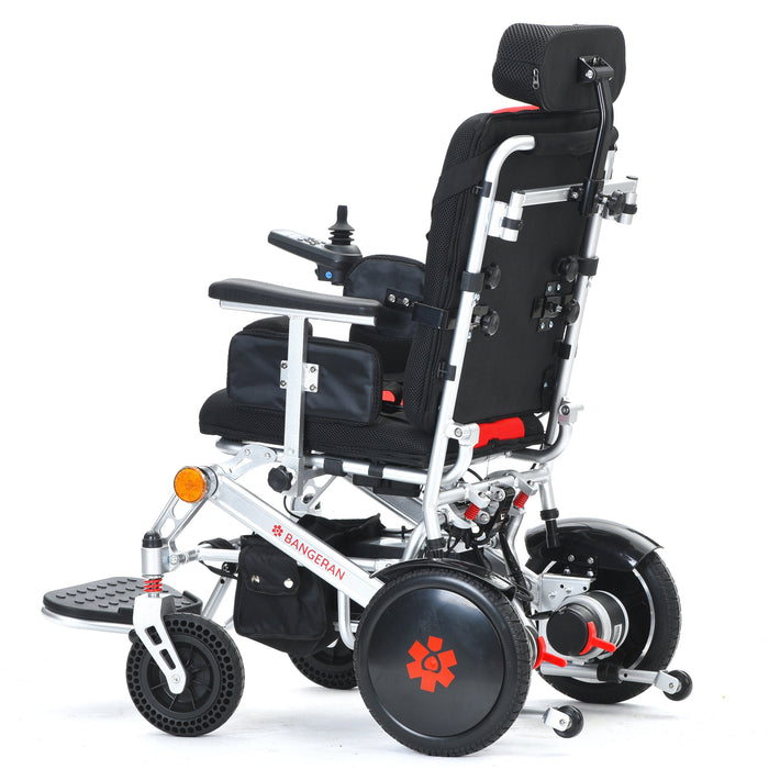 Bangeran Pegasus Upgraded Pediatric Power Wheelchair with Headrest - 265 lb Capacity