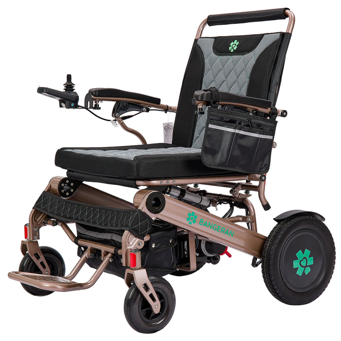 Bangeran Mammoth EX Heavy Duty Folding Power Wheelchair - 500 lb Capacity