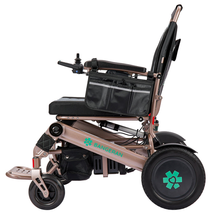 Bangeran Mammoth EX Heavy Duty Folding Power Wheelchair - 500 lb Capacity