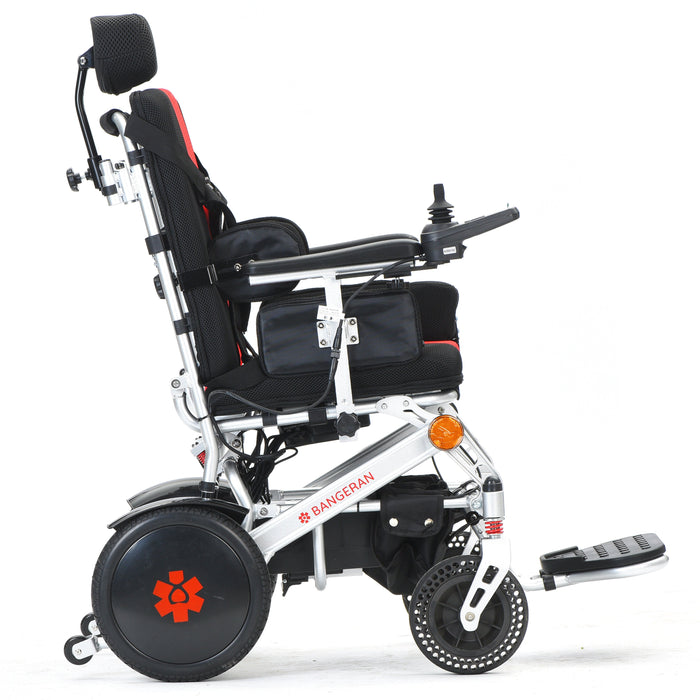 Bangeran Pegasus Upgraded Pediatric Power Wheelchair with Headrest - 265 lb Capacity