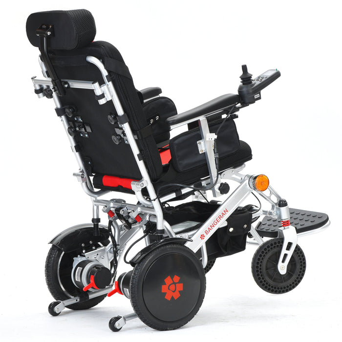 Bangeran Pegasus Upgraded Pediatric Power Wheelchair with Headrest - 265 lb Capacity