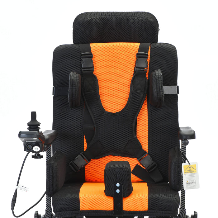 Bangeran Pegasus Upgraded Pediatric Power Wheelchair with Headrest - 265 lb Capacity