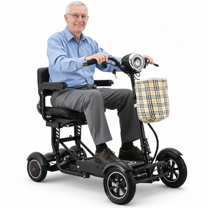 Bangeran Dragon Mobile EX Folding Travel Mobility Scooter - 300 lb Capacity