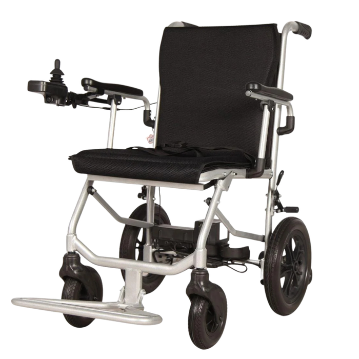 Bangeran Lite Wanderer Lightweight Folding Power Wheelchair - 31 lbs, 220 lb Capacity