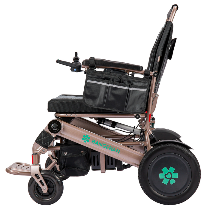 Bangeran Mammoth EX Auto Fold Heavy Duty Power Wheelchair - 500 lb Capacity