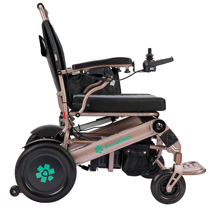 Bangeran Mammoth EX Auto Fold Heavy Duty Power Wheelchair - 500 lb Capacity