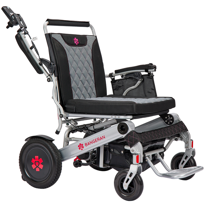 Bangeran Mammoth EX Auto Fold Heavy Duty Power Wheelchair - 500 lb Capacity