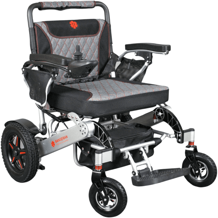 Bangeran Mammoth Ergonomic All-Terrain Folding Power Wheelchair - 300 lb Capacity