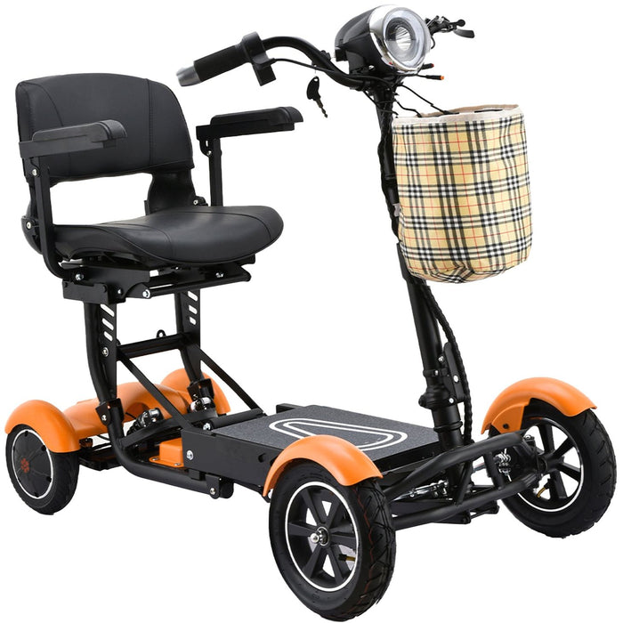 Bangeran Dragon Mobile EX Folding Travel Mobility Scooter - 300 lb Capacity