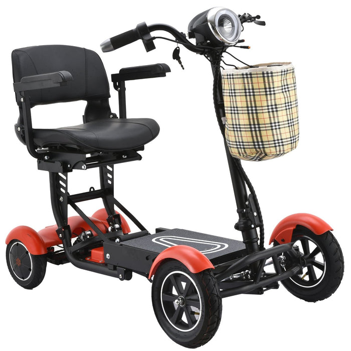Bangeran Dragon Mobile EX Folding Travel Mobility Scooter - 300 lb Capacity