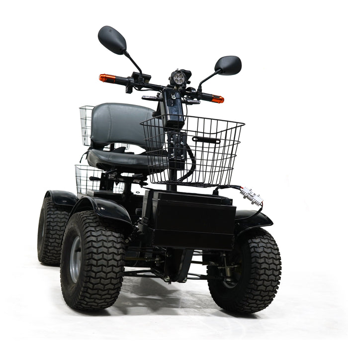 Green Transporter Cheeta Ninja All-Terrain Mobility Scooter with Swivel Seat - 500 lb Capacity