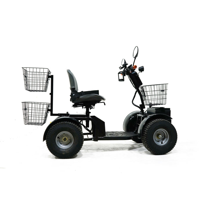 Green Transporter Cheeta Ninja All-Terrain Mobility Scooter with Swivel Seat - 500 lb Capacity
