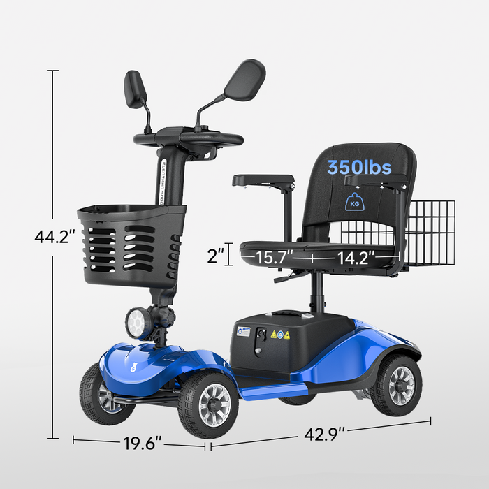 Paiseec D1 mobility scooter - view 5