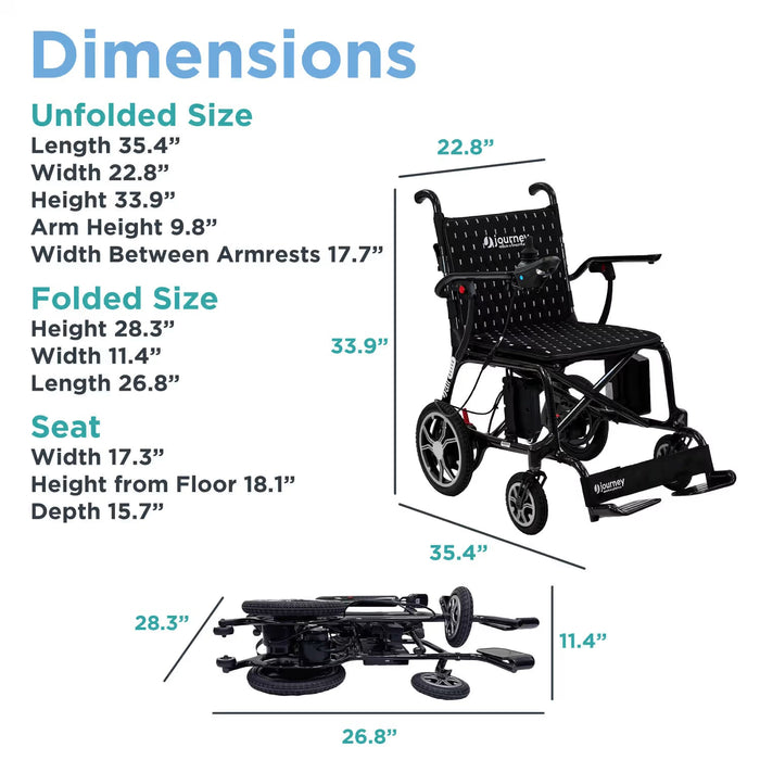 Journey Air Elite Folding Power Wheelchair - image 5